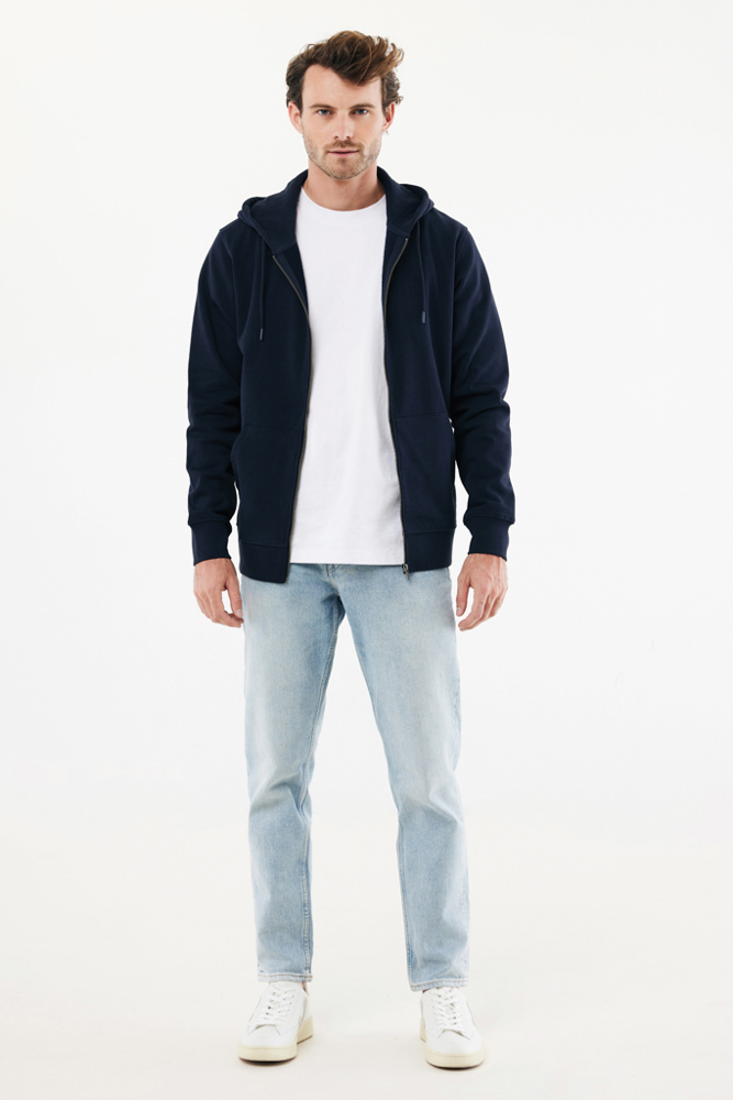 IQONIQ Abisko gerecycled katoen hoodie met rits