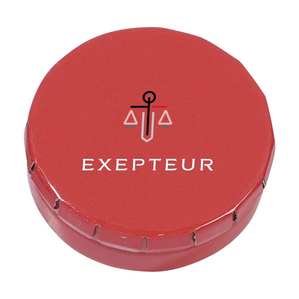 Mini ClicTin pepermuntjes - rood