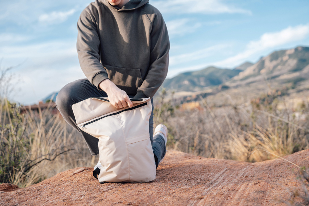 Dillon AWARE™ RPET lichtgewicht opvouwbare rugzak