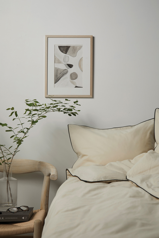 VINGA Marston OCS biologisch katoenen beddengoedset, 4 stuks