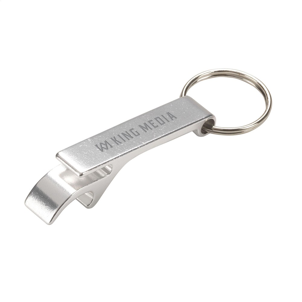 OpenUp opener sleutelhanger - zilver