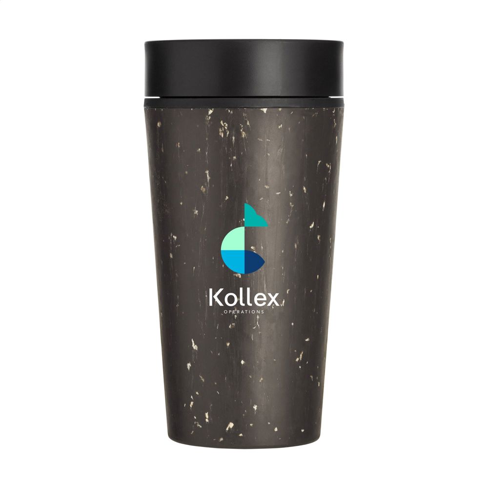 Circular&Co Recycled Coffee Cup 340 ml koffiebeker - zwart/zwart