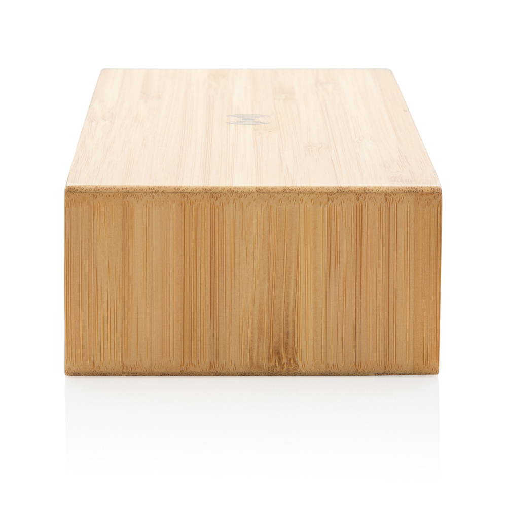 Bamboe alarmklok met 5W draadloze oplader