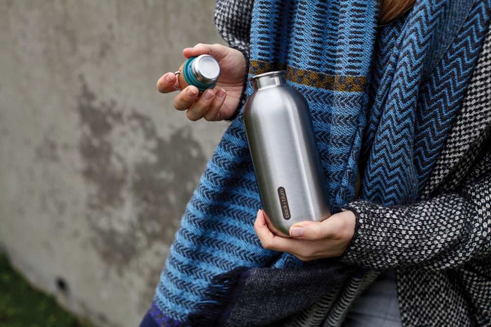 Black+Blum Stalen Water Fles 600ml