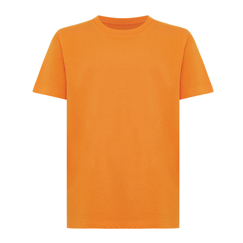 IQONIQ Koli kids lichtgewicht gerecycled katoen t-shirt - oranje (± PMS 16-1255 TCX)