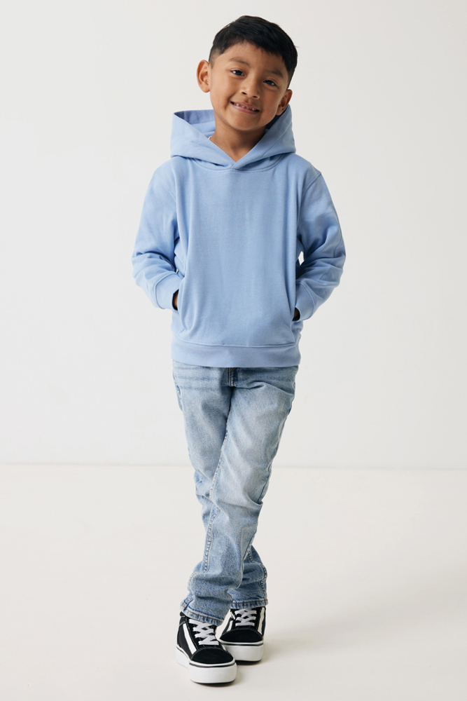 IQONIQ Yengo kids recycled katoen hoodie met steekzakken