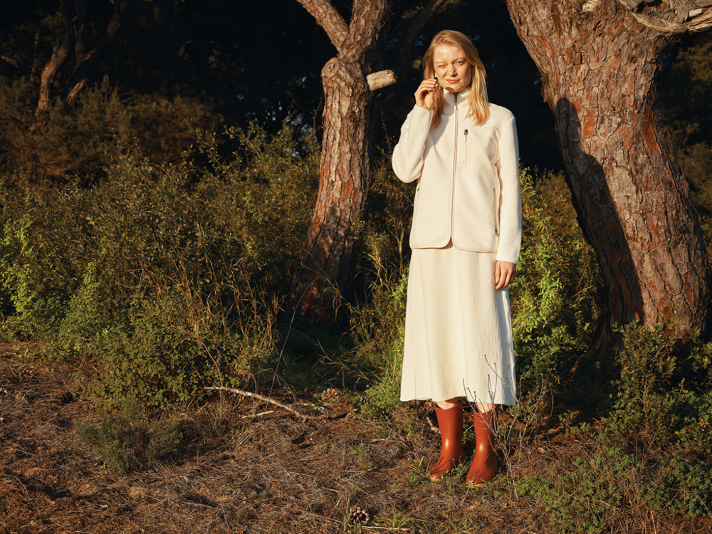 IQONIQ Diran gerecycled polyester pile-fleece jas