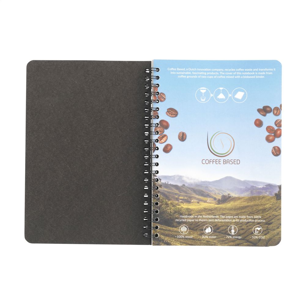 Coffee Notebook Wire-O A5 notitieboek