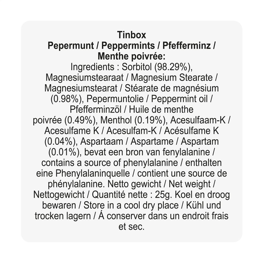 TinBox pepermuntjes