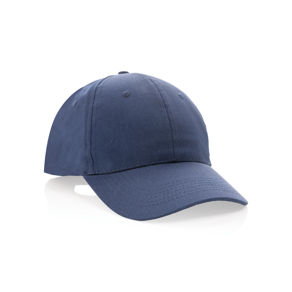 Impact AWARE™ 6 panel 190gr gerecycled katoenen cap - donkerblauw (± PMS 539)