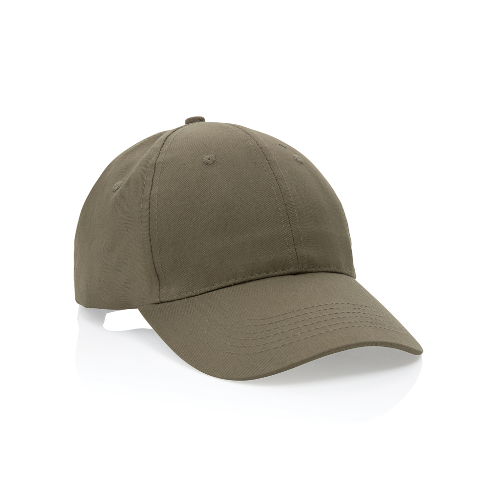 Impact AWARE™ 6 panel 190gr gerecycled katoenen cap - groen (± PMS Green C)