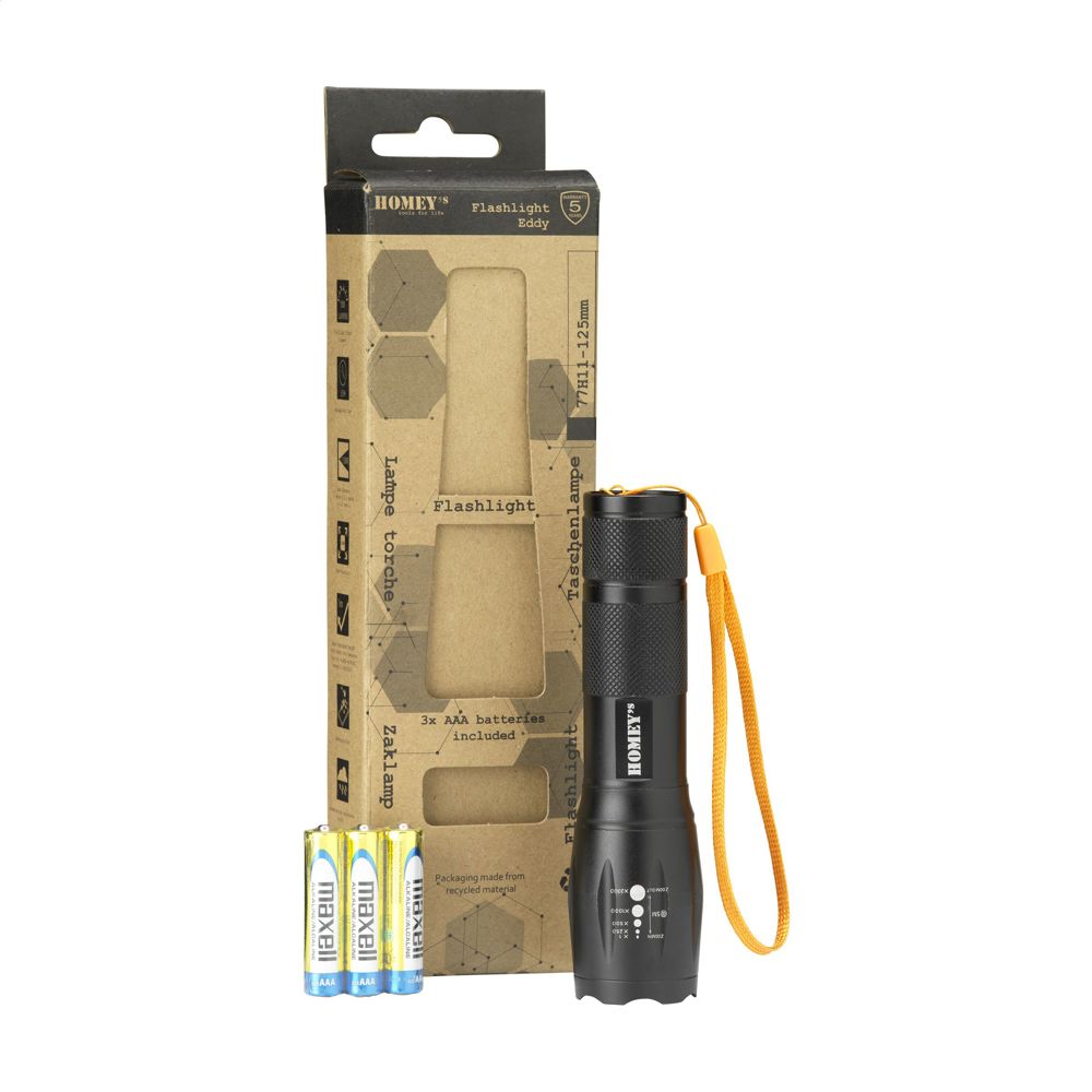 Homey's Eddy DIY Flashlight zaklamp