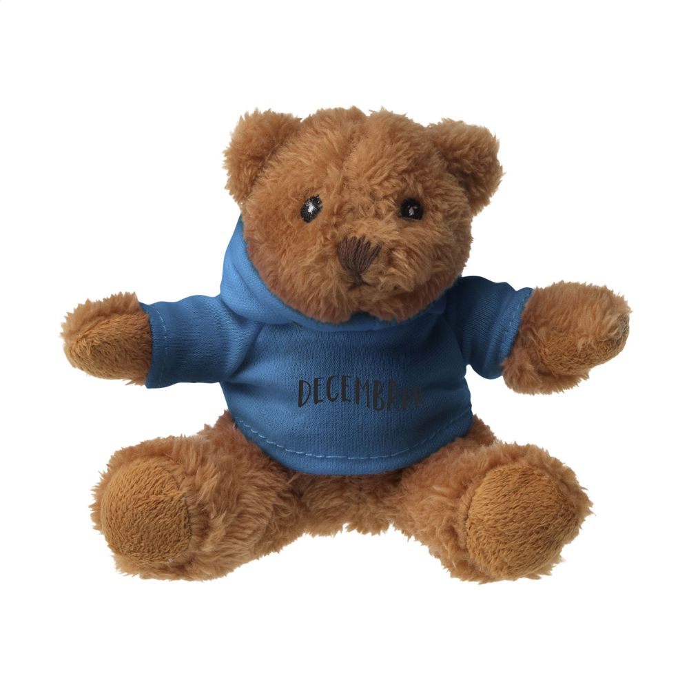 HoodedBear knuffelbeer - blauw