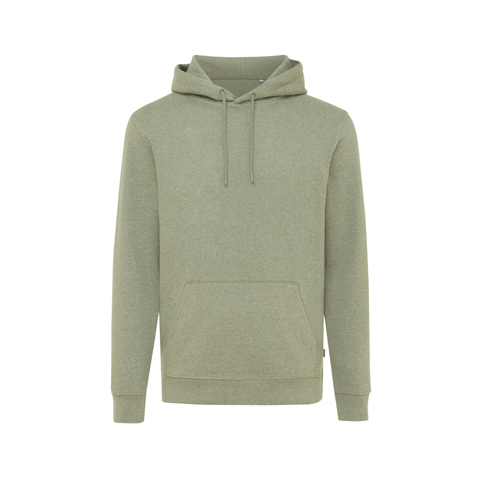 IQONIQ Torres gerecycled katoen hoodie ongeverfd - heather green (± PMS heather green)