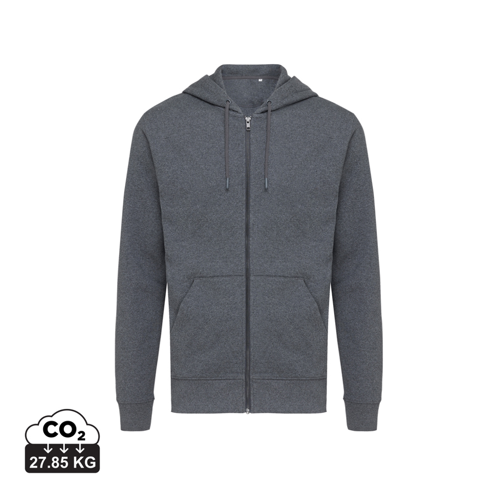 IQONIQ Abisko gerecycled katoen hoodie met rits