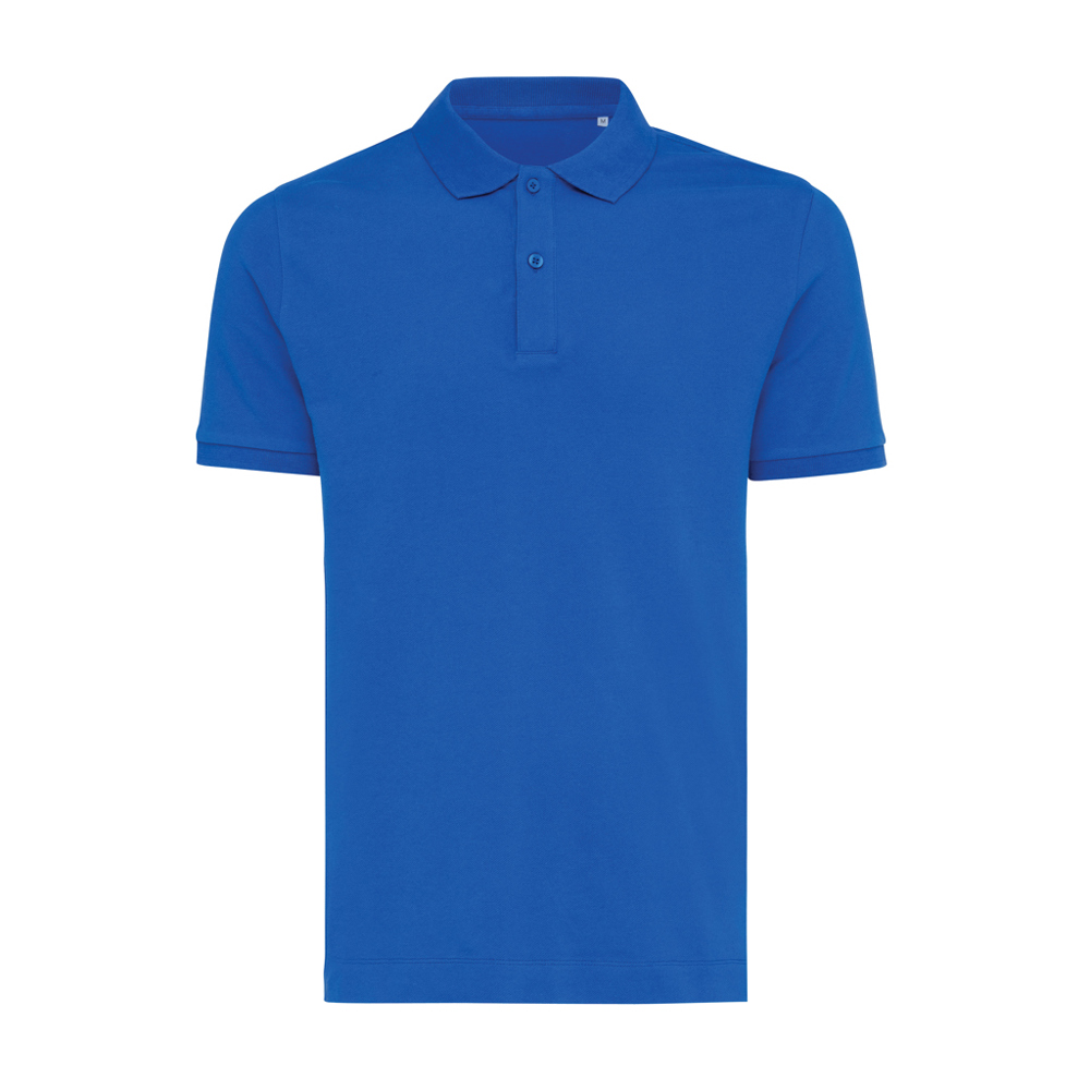 IQONIQ Yosemite gerecycled katoen pique polo - royal blue (± PMS 19-4050 TCX)