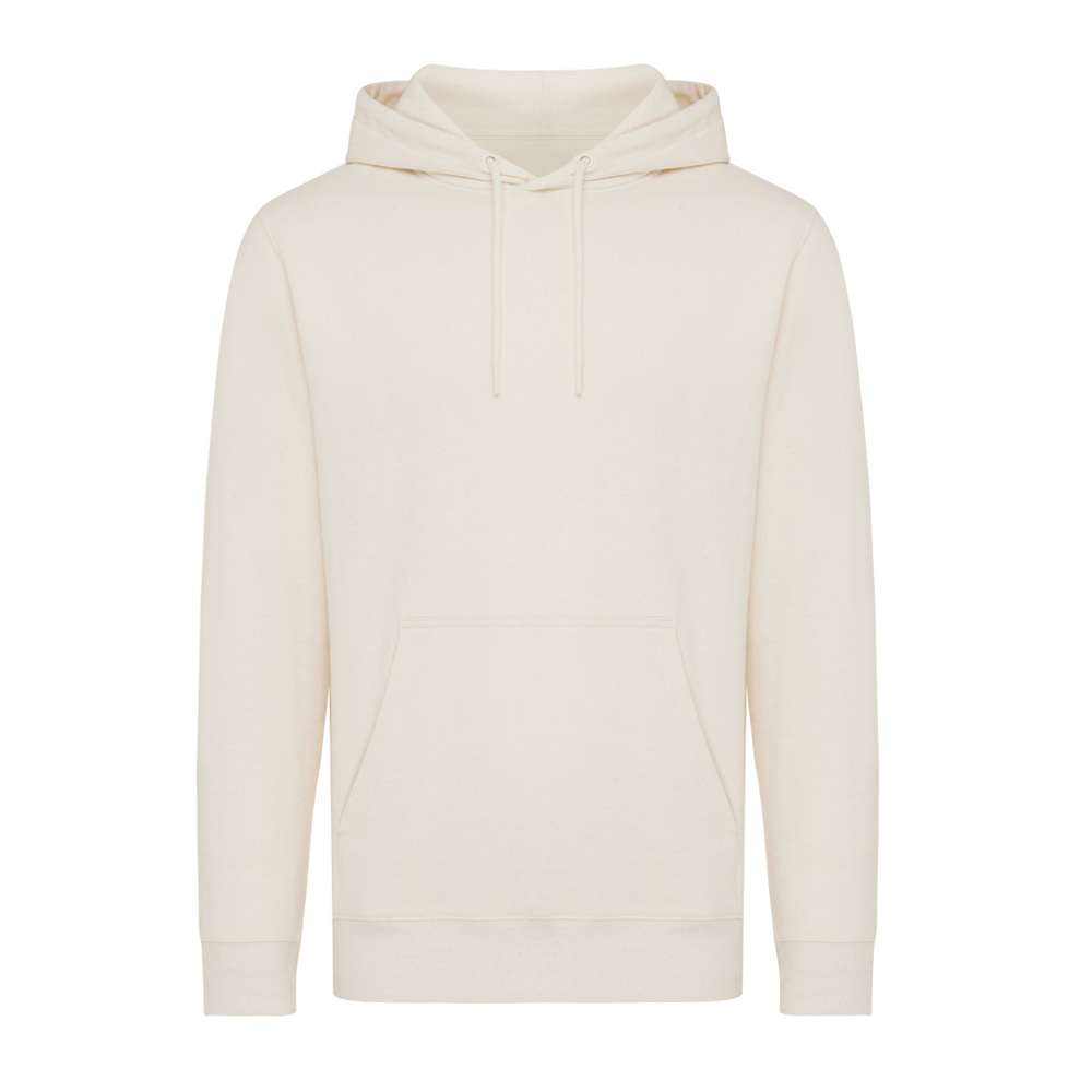 IQONIQ Rila lichtgewicht gerecycled katoen hoodie - natural raw (± PMS natural raw undyed)