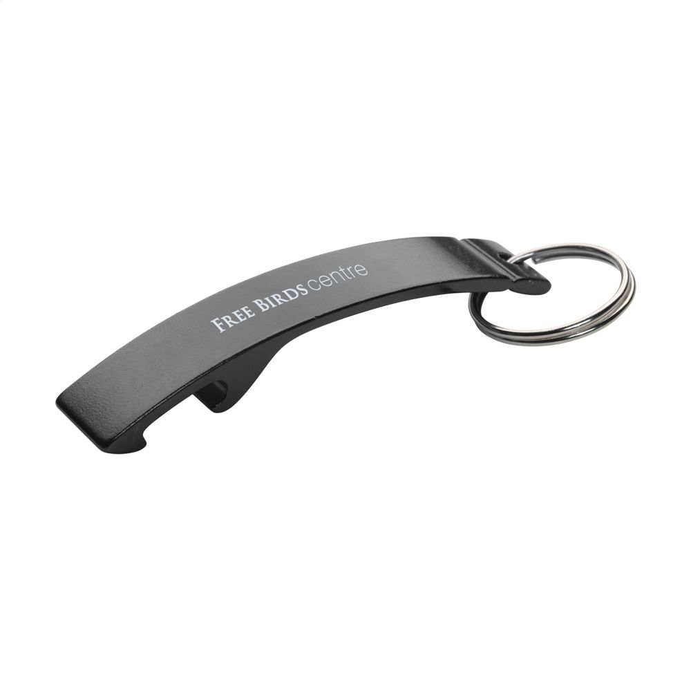 Alu Opener sleutelhanger - zwart