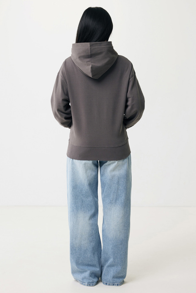 IQONIQ Yoho gerecycled katoen relaxed hoodie