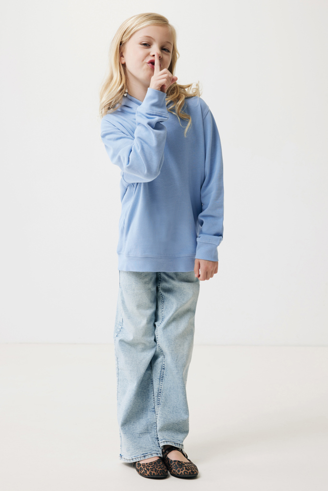 IQONIQ Yengo kids recycled katoen hoodie met steekzakken
