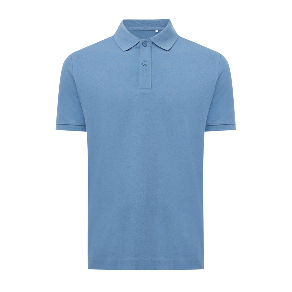 IQONIQ Yosemite gerecycled katoen pique polo - moon blue (± PMS 17-4029 TCX)