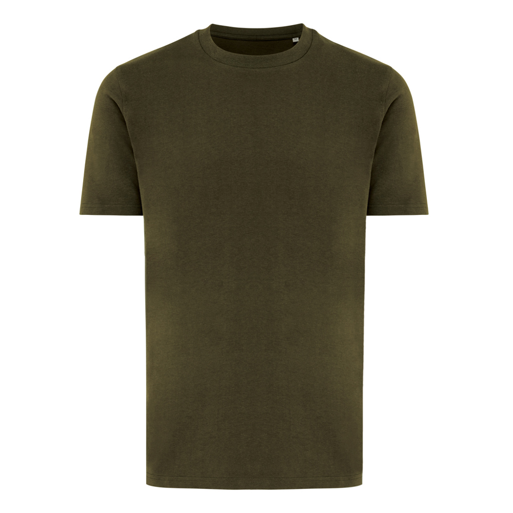 IQONIQ Brett gerecycled katoen t-shirt - khaki (± PMS 18-0523 TCX)