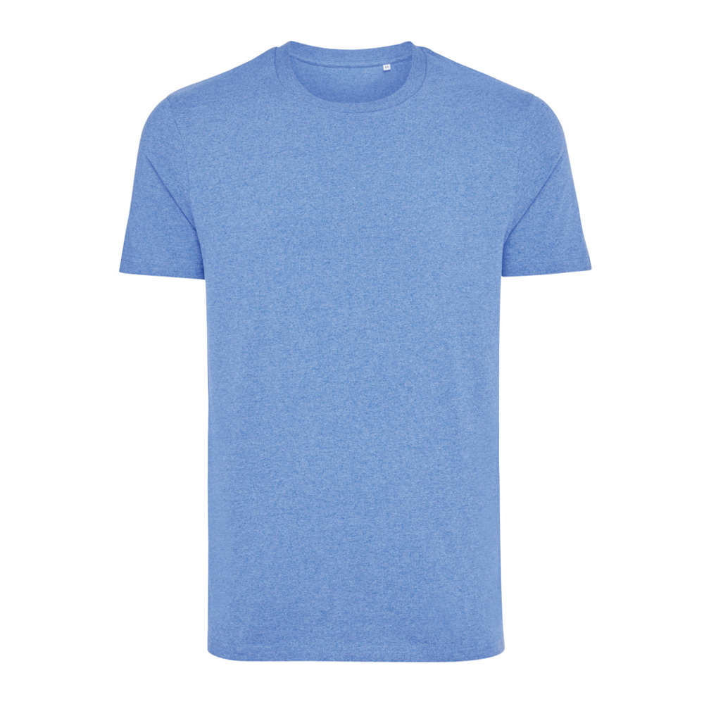 IQONIQ Manuel gerecycled katoen t-shirt ongeverfd - heather blue (± PMS heather blue)