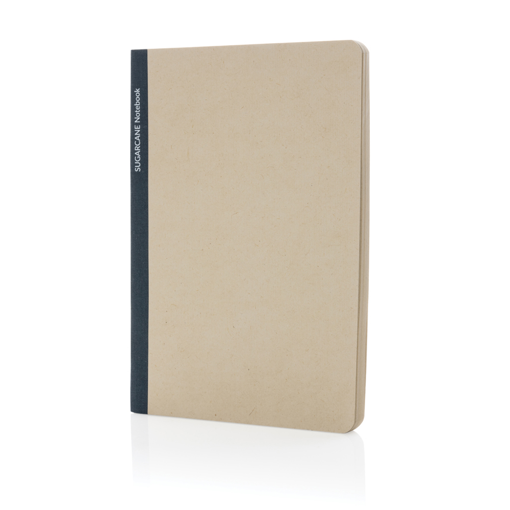 Stylo suikerrietpapier A5 notitieboek - blauw (± PMS 7545C)