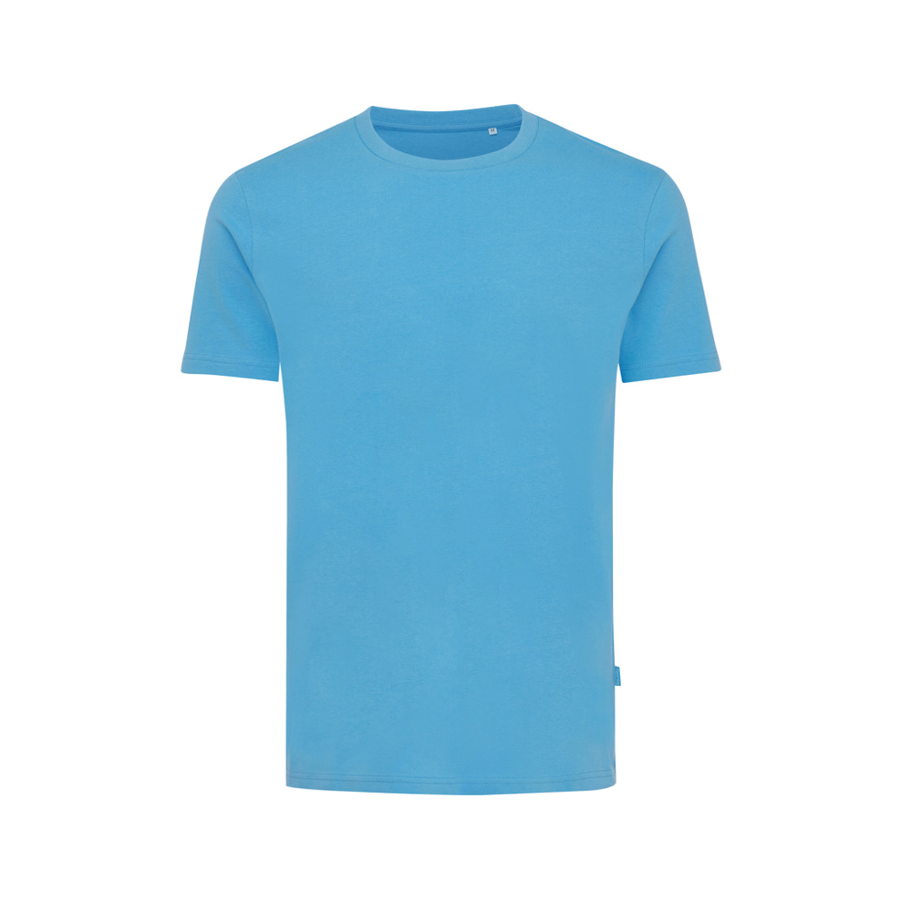IQONIQ Bryce gerecycled katoen t-shirt - tranquil blue (± PMS 17-4139TCX)