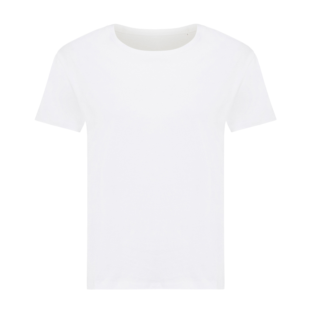 IQONIQ Yala dames lichtgewicht gerecycled katoen t-shirt - recycled white (± PMS 11-0601 TCX)