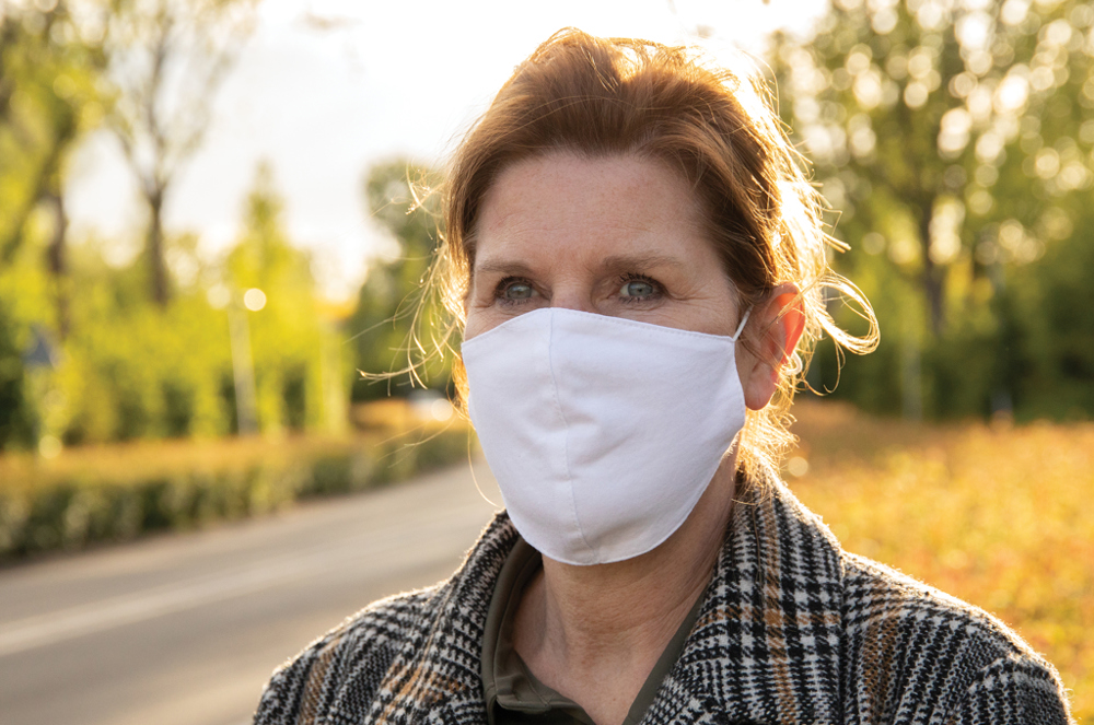 Herbruikbaar 2 laags katoenen gezichtsmasker