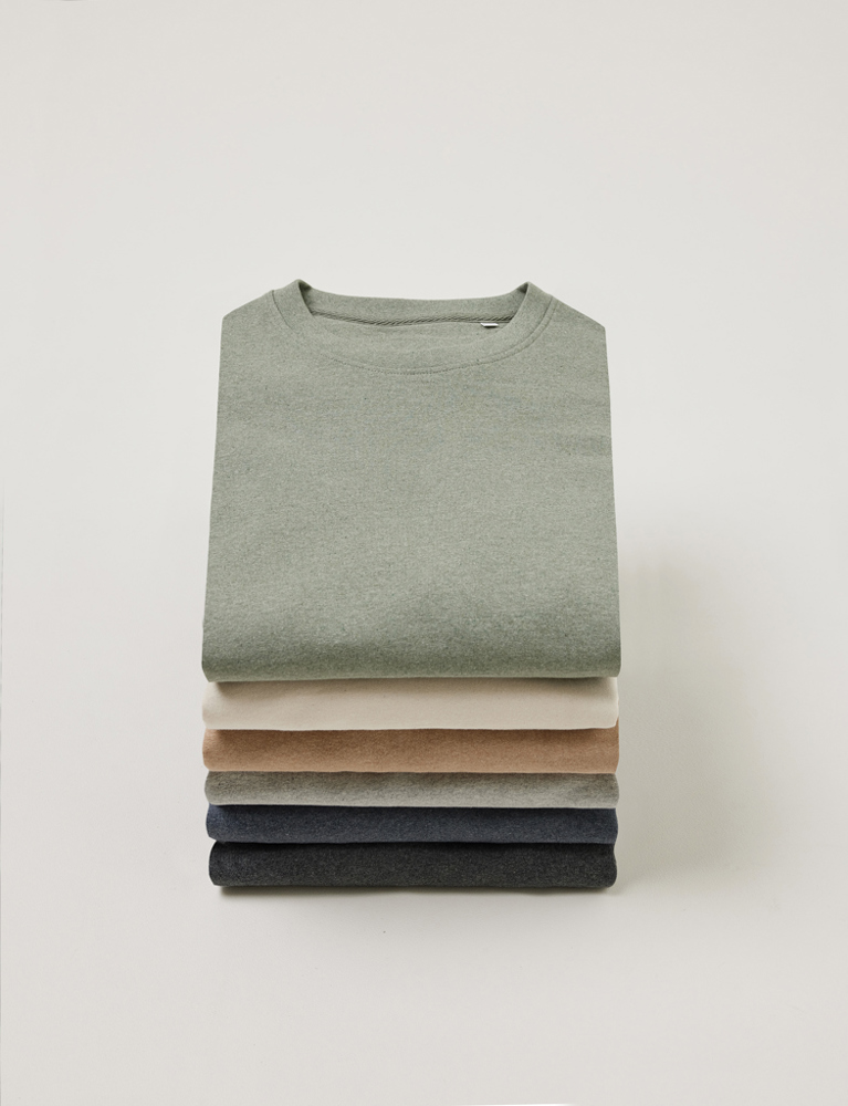 IQONIQ Manuel gerecycled katoen t-shirt ongeverfd