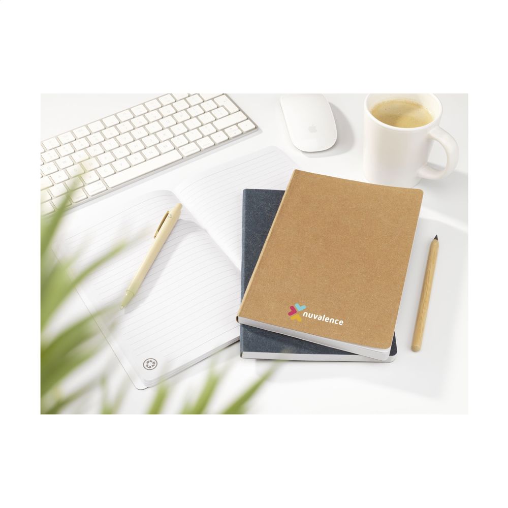Notebook GRS Washable Kraft Cover A5 notitieboek