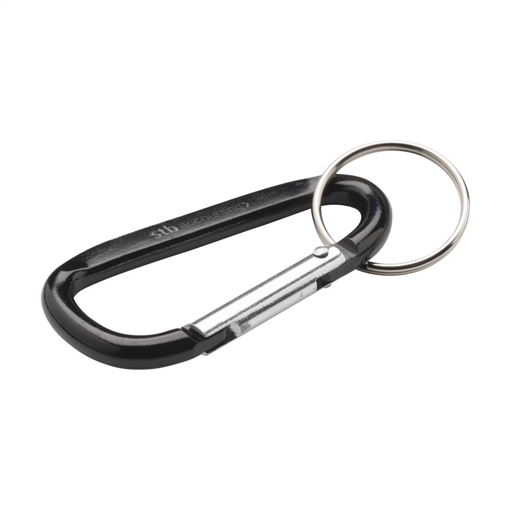 Carabiner GRS Recycled Alu karabijnhaak - zwart
